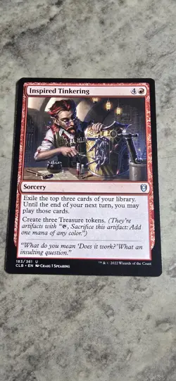 Inspired Tinkering Commander Legends: Battle for Baldur's Gate Regular MTG NM - Image 1