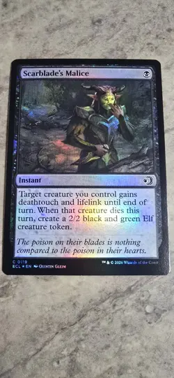 Scarblade's Malice Lorwyn Eclipsed Foil Instant Common MTG NM - Image 1