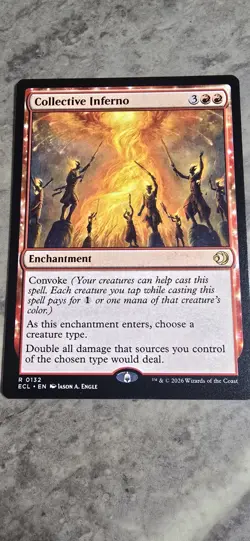 Collective Inferno Lorwyn Eclipsed Regular Enchantment Rare MTG NM - Image 1