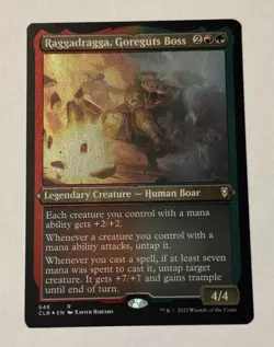 MTG Raggadragga, Goreguts Boss - Foil Etched Commander Legends: CLB NM - Image 1