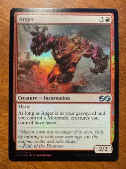 Anger FOIL MTG Ultimate Masters NM-M 122/254 - Image 1