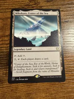 MTG Magic The Gathering Mikokoro Center of the Sea - Image 1