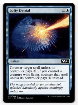 MTG Magic the Gathering Lofty Denial (56/274) Core Set 2021 NM - Image 1