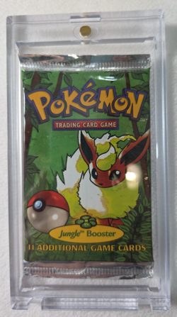 1999 Pokemon Jungle Unlimited Booster Pack Sealed Flareon Art WOTC-Free Shipping - Image 1