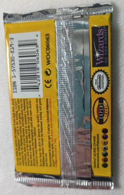 1999 Pokemon Jungle Unlimited Booster Pack Sealed Flareon Art WOTC-Free Shipping - Image 5