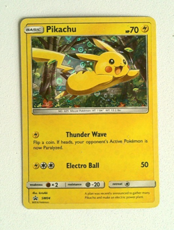 Pokemon TCG Pikachu Sun & Moon SM04 Promo LP holo - Image 1
