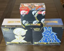 Pokemon Center Mega Evolutions Gardevoir + Lucario ETB + Enhanced Booster Box - Image 1