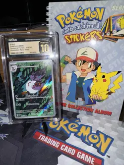 Pokemon Arbok 162 Temporal Forces Illustration CGC PRISTINE Grade 10 (Not Psa) - Image 1