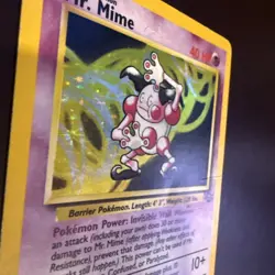 Mr Mime Holo 6/64 Pokemon Jungle 1999 - Image 2