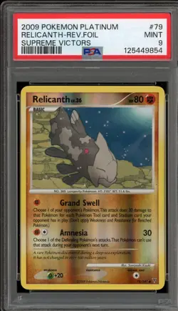 Pokemon Relicanth Supreme Victors Reverse Holo #79 PSA 9 Mint - Image 1