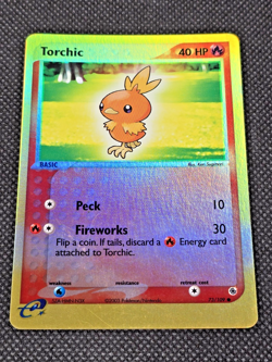 Torchic - 73/109 - Pokemon Ex Ruby & Sapphire Reverse Holo Rare - NM - Image 2