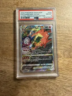 Pokemon TCG Charizard VSTAR 262 SWSH Promo Holo Card PSA 8 - Image 1