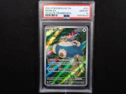 2023 Pokemon SVP EN Black Star Promo #051 Snorlax 151 Elite Trainer Box PSA 10 - Image 1
