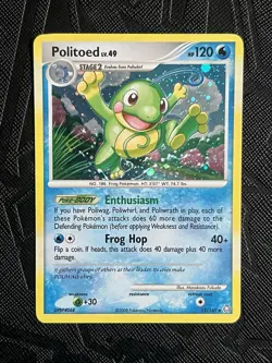 Pokemon TCG Politoed 12/146 Legends Awakened Holo (English) - NM - Image 3