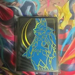 Pokemon ETB Sleeves - Mega Evolution Lucario Sealed New 65 Sleeves - Image 1