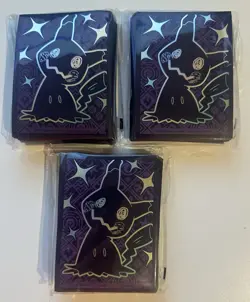 LOT OF 3 Sealed Pokemon Paldean Fates 65CT ETB Sleeves - Image 1