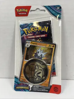 Pokemon TCG Twilight Masquerade Blister Pack Pupitar Promo - Image 1