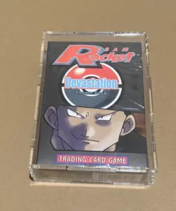 Pokemon Team Rocket Devastation Theme Deck Mint Condition Sealed Box W/ Acrylic 742818060660 - Image 1