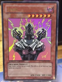 Yu-Gi-Oh! TCG Jinzo Anniversary Pack YAP1-EN007 Limited Edition Ultra Rare MINT - Image 1