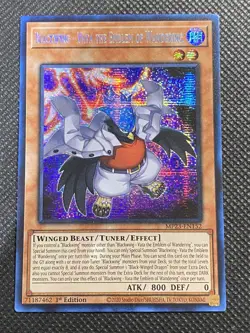 YuGiOh! Blackwing-Vata the Emblem of Wandering MP23-EN152 Prismatic Secret Rare - Image 1