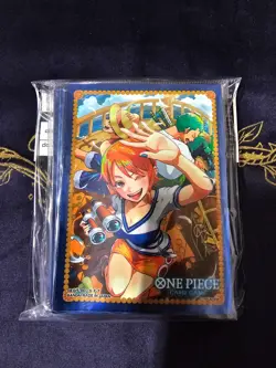 One Piece Card Game Official Sleeves: Assortment 8 - Sailor Nami (70-Pack) - Image 1