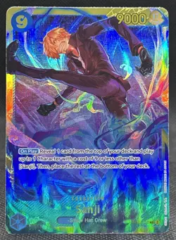 2024 One Piece TCG Wings of The Captain Sanji #OP06-119 Secret Rare - Image 1