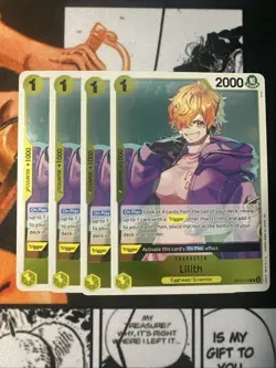 One Piece - Lilith - English - OP13-113 - R - NM x4 - Image 1