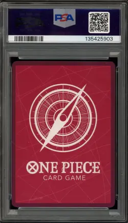 One Piece CCG Monkey.D.Luffy Alternate Art PRE ERRATA OP01-003 PSA 10 Gem Mint - Image 2