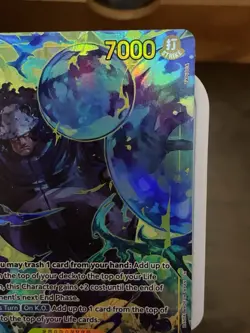 One Piece CCG Bartholomew Kuma OP12-119 Foil Secret Rare Alternate Art - Image 3