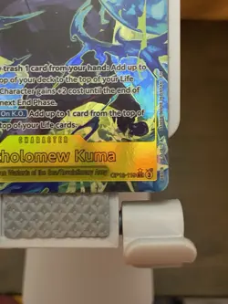 One Piece CCG Bartholomew Kuma OP12-119 Foil Secret Rare Alternate Art - Image 4