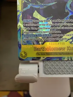 One Piece CCG Bartholomew Kuma OP12-119 Foil Secret Rare Alternate Art - Image 5