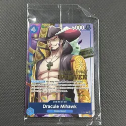 One Piece TCG: Dracule Mihawk (P-081) OP11 Release Event Winner Sealed - Image 1