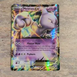 Pokemon Mewtwo EX XY183 XY Promo Holo 170HP TCG Card - Image 1