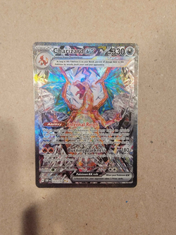 Pokemon TCG Charizard EX Holo Card 223/197 Obsidian Flames SIR NM - Image 1