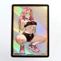 KANROJI MITSURI Waifu Anime Card LIMITED 1/1 Custom TCG Holo T13185 - Image 1
