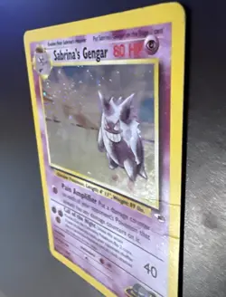 Sabrina's Gengar 14/132 Gym Heroes 2000 Holo Rare WOTC Pokemon Card TCG - Image 3