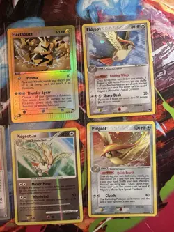Mid Century Pokemon Card Lot - Pidgeot, Lapras, And Electabuzz - Image 2