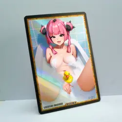 CORAL Waifu Anime Card LIMITED 1/1 Custom TCG Holo Goddess Story ACG T13164 - Image 2