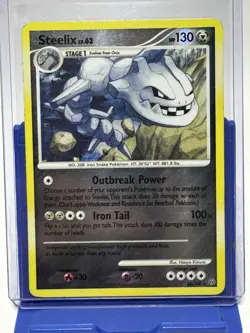 Steelix Reverse Holo Stormfront 2008 Pokemon TCG Card #28/100 MP - Image 1