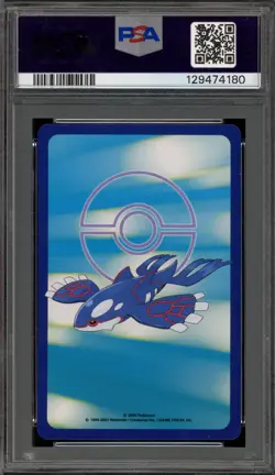 Pokemon Sapphire Playing Cards Pikachu Ace of Spades PSA 8 - Image 2