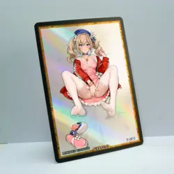 BARBARA Waifu Anime Card LIMITED 1/1 Custom TCG Holo Goddess Story ACG T13160 - Image 2