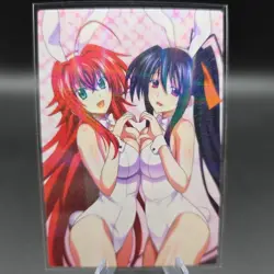 Rias Gremory/Akeno High School Dxd Anime Waifu Card Doujin ACG Goddess Holo - Image 2