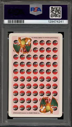 Pokemon Stadium Red Playing Cards Kakuna Queen of Hearts PSA 10 Gem Mint - Image 2