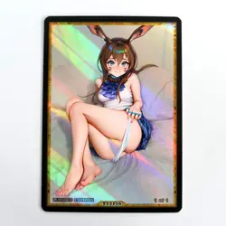 AMIYA Waifu Anime Card LIMITED 1/1 Custom TCG Holo Goddess Story ACG T13156 - Image 1