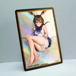 AMIYA Waifu Anime Card LIMITED 1/1 Custom TCG Holo Goddess Story ACG T13156 - Image 2