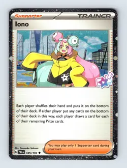 Iono - Cosmo Holo Miscellaneous Cards & Products 185/193 - NM - Pokemon - Image 1