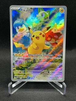 Pikachu Pokemon TCG 027 Sv: Scarlet & Violet Promo Cards Holo-NM - Image 1