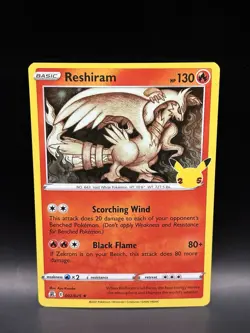 Reshiram 002/025 - Pokemon Celebrations Card - NM - Image 1
