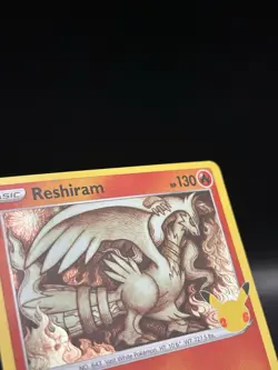 Reshiram 002/025 - Pokemon Celebrations Card - NM - Image 2