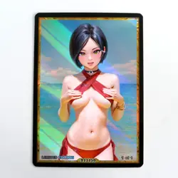ADA WONG Waifu Anime Card LIMITED 1/1 Custom TCG Holo Goddess Story ACG T13150 - Image 1